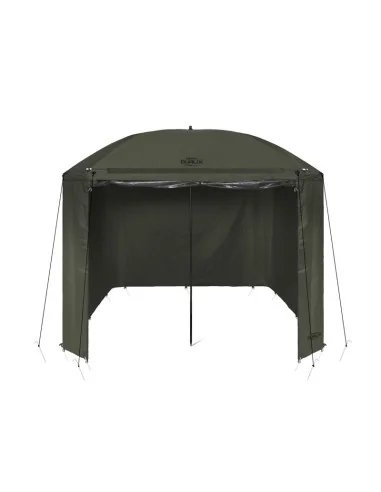 Delphin DualiX STABIL 220cm x 220cm Session Umbrella Regenschirm mit Seitenwand Extra Robust mit Eingangstür-Schirme & Zelte-...