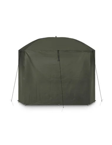 Delphin DualiX STABIL 220cm x 220cm Session Umbrella Regenschirm mit Seitenwand Extra Robust mit Eingangstür-Schirme & Zelte-...