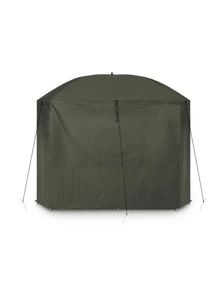 Delphin DualiX STABIL 220cm x 220cm Session Umbrella Regenschirm mit Seitenwand Extra Robust mit Eingangstür-Schirme & Zelte-...
