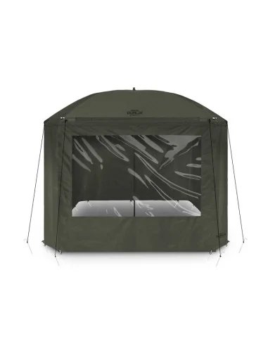 Delphin DualiX STABIL 220cm x 220cm Session Umbrella Regenschirm mit Seitenwand Extra Robust mit Eingangstür-Schirme & Zelte-...