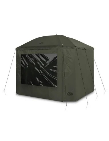 Delphin DualiX STABIL 220cm x 220cm Session Umbrella Regenschirm mit Seitenwand Extra Robust mit Eingangstür-Schirme & Zelte-...