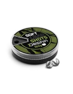 Delphin SOFT Klemmbleie 150g 0,10g - 1,50g Float Fishing Grüne Box Bleischrot-Blei-JJ-Fishing