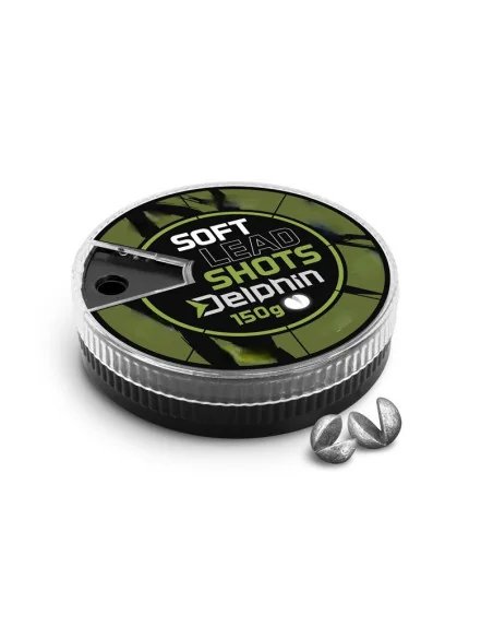 Delphin SOFT Klemmbleie 150g 0,10g - 1,50g Float Fishing Grüne Box Bleischrot-Blei-JJ-Fishing