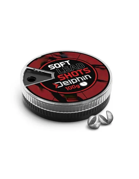 Delphin SOFT Klemmbleie 100g 0,10-1,5g Float Fishing Rote Box Bleischrot-Blei-JJ-Fishing