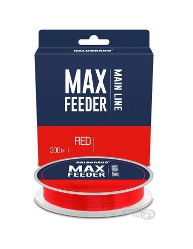 Haldorado MAX Feeder Red 0,20 mm 300m Monofile Angelschnur Profi Qualität-Schnüre-JJ-Fishing