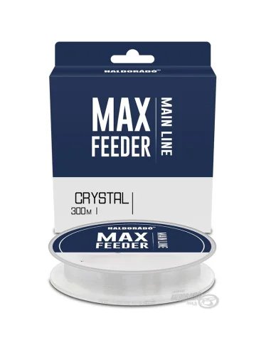 Haldorado MAX Feeder Crystal 0,20 mm 300m Monofile Angelschnur Durchsichtig Method Feeder-Schnüre-JJ-Fishing