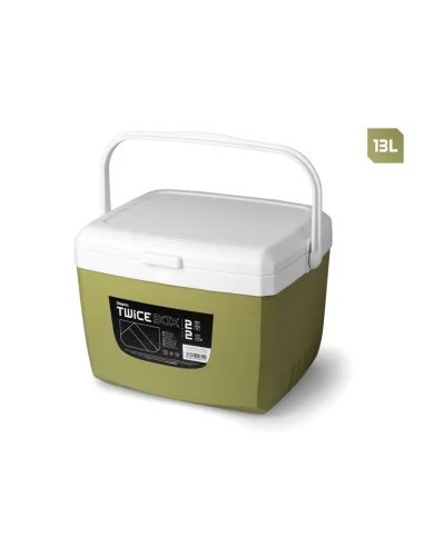 Delphin TwiceBOX 2in1 Thermobox 5l +13l & 2x400ml Kühlakku Set 2 Thermoboxen-Outdoor-JJ-Fishing