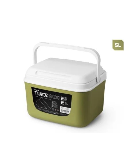 Delphin TwiceBOX 2in1 Thermobox 5l +13l & 2x400ml Kühlakku Set 2 Thermoboxen-Outdoor-JJ-Fishing