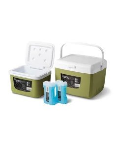 Delphin TwiceBOX 2in1 Thermobox 5l +13l & 2x400ml Kühlakku Set 2 Thermoboxen-Outdoor-JJ-Fishing
