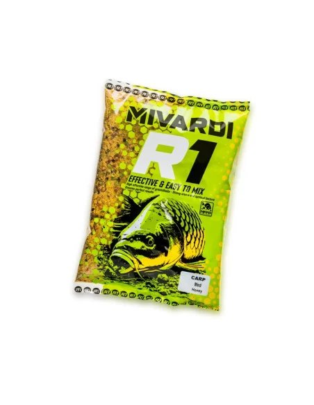 Mivardi R1 CARP Honig 1,4Kg Groundbait Competition 1400g Edition Wettkampf Staubfutter Grundfutter-Köder-JJ-Fishing