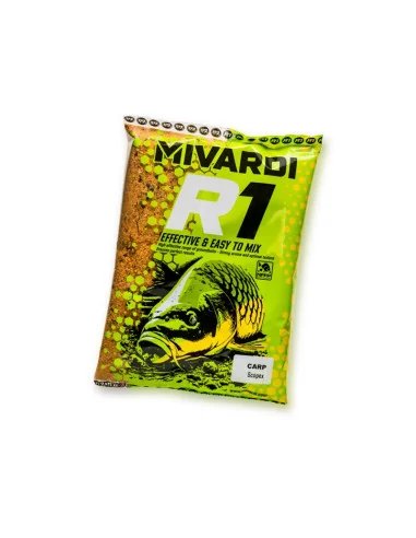 Mivardi R1 CARP Scopex 1,4Kg Groundbait Competition 1400g Edition Wettkampf Staubfutter Grundfutter-Köder-JJ-Fishing