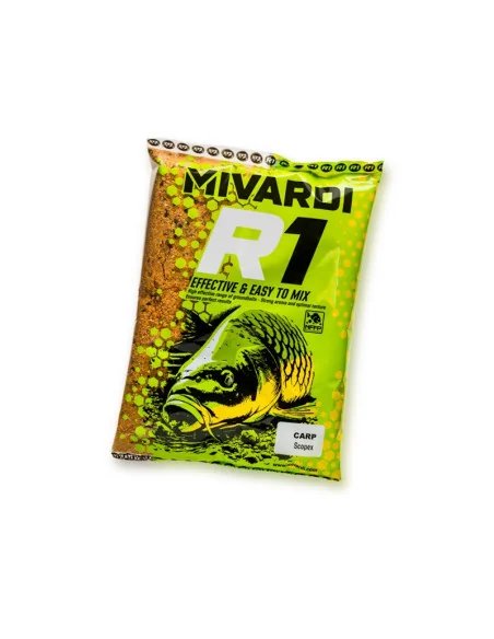 Mivardi R1 CARP Scopex 1,4Kg Groundbait Competition 1400g Edition Wettkampf Staubfutter Grundfutter-Köder-JJ-Fishing