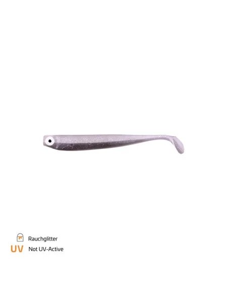 Zeck Fishing ZANDER Gummi Rauchglitter 12cm 9,5g 3 Stück Low-Action Gummifisch von Sebastian Hänel Gummiköder Spinnfischen-Gu...