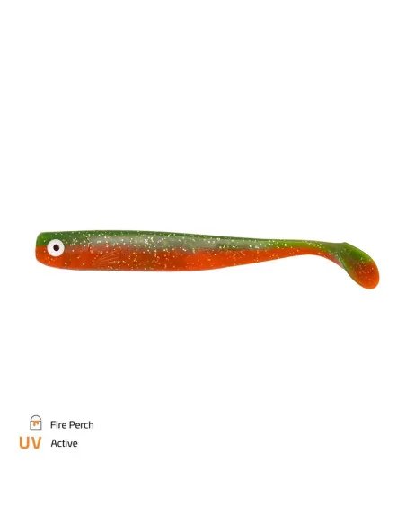 Zeck Fishing ZANDER Gummi Fire Perch 16cm 2 Stück Low-Action Gummifisch von Sebastian Hänel Gummiköder Spinnfischen-Gummifisc...