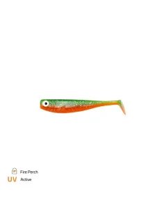 Zeck Fishing ZANDER Gummi Fire Perch 9cm 5,9g 3 Stück Low-Action Gummifisch von Sebastian Hänel Gummiköder Spinnfischen-Gummi...