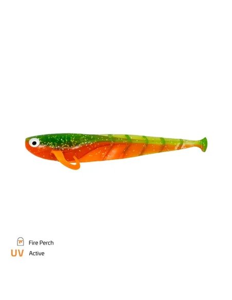 Zeck Fishing Quappie Fire Perch 12cm 7,3g 3 Stück Innovation von Sebastian Hänel Gummiköder Zander Barsch Spinnfischen-Gummif...