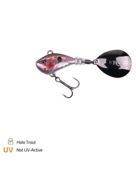 Zeck Fishing Rogue Runner Holo Trout 10g Jig Spinner Weitwurfköder starke Druckwellen Spinnfischen-Blinker / Spinnköder-JJ-Fi...