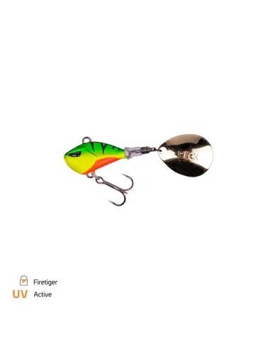 Zeck Fishing Rogue Runner Firetiger 10g Jig Spinner Weitwurfköder starke Druckwellen Spinnfischen-Blinker / Spinnköder-JJ-Fis...