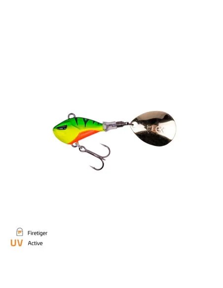 Zeck Fishing Rogue Runner Firetiger 10g Jig Spinner Weitwurfköder starke Druckwellen Spinnfischen-Blinker / Spinnköder-JJ-Fis...