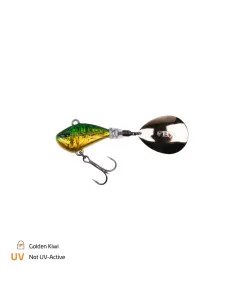 Zeck Fishing Mini Rogue Runner Golden Kiwi 5g Jig Spinner Weitwurfköder starke Druckwellen Spinnfischen-Blinker / Spinnköder-...
