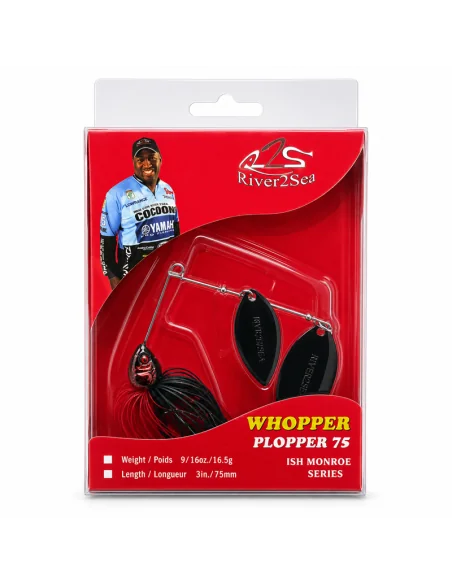 River2Sea Bling 1/2oz Spinnerbait Cold Blooded Sinking 14g Krautköder Hechtmagnet-Köder-JJ-Fishing