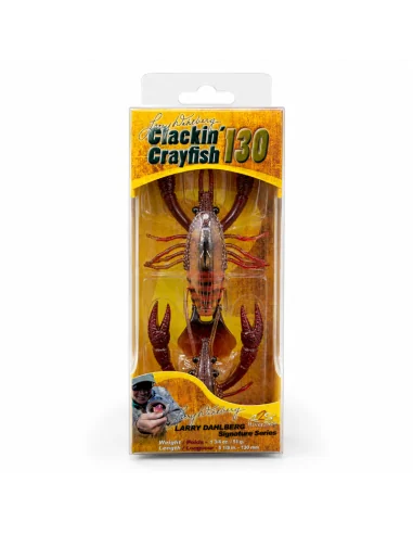 River2Sea Clackin Crayfish 130mm Krebs Red 36g Slow Sinking Barschmagnet Krautköder Signalkrebs-Blinker / Spinnköder-JJ-Fishing