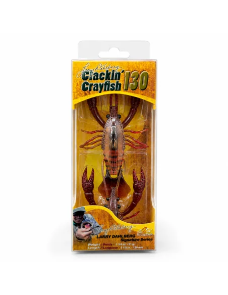 River2Sea Clackin Crayfish 130mm Krebs Red 36g Slow Sinking Barschmagnet Krautköder Signalkrebs-Blinker / Spinnköder-JJ-Fishing