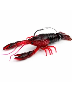 River2Sea Clackin Crayfish 90mm Krebs Red 18g Slow Sinking Barschmagnet Krautköder Signalkrebs-Blinker / Spinnköder-JJ-Fishing