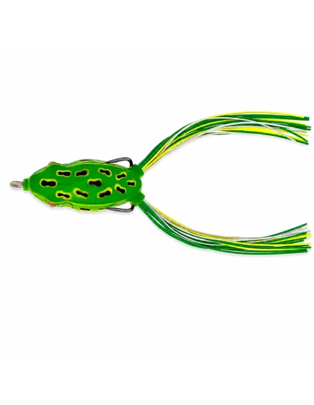 River2Sea Bully Wa 55mm Topwater Frog Leopard 16g Oberflächenfischen Krautköder Froschimitat-Gummifische / Gummiköder-JJ-Fishing