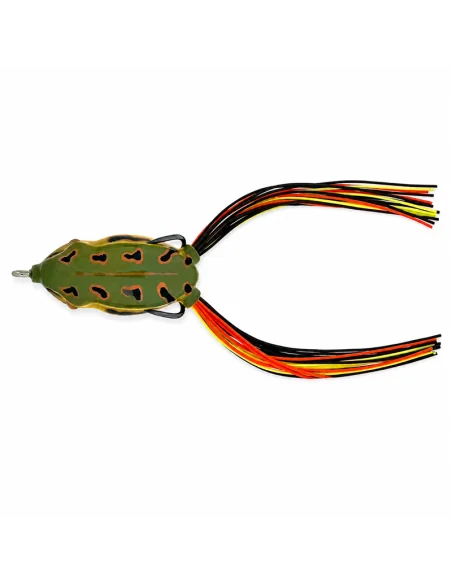 River2Sea Bully Wa 55mm Topwater Frog Copper Green 16g Oberflächenfischen Krautköder Froschimitat-Gummifische / Gummiköder-JJ...