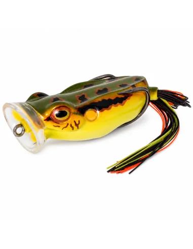 River2Sea Spittin Wa 55mm Topwater Frog Copper Green 16g Popper Oberflächenfischen Krautköder Froschimitat-Köder-JJ-Fishing