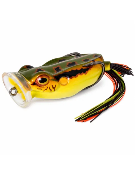 River2Sea Spittin Wa 55mm Topwater Frog Copper Green 16g Popper Oberflächenfischen Krautköder Froschimitat-Köder-JJ-Fishing