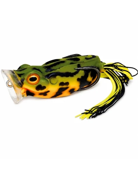 River2Sea Spittin Wa 70mm Topwater Frog Fire Belly 25g Popper Oberflächenfischen Krautköder Froschimitat-Köder-JJ-Fishing