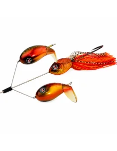 River2Sea Double Plopper 148mm 17g Sunkist Oberflächen Köder Das Original Hechtmagnet Topwater-Blinker / Spinnköder-JJ-Fishing
