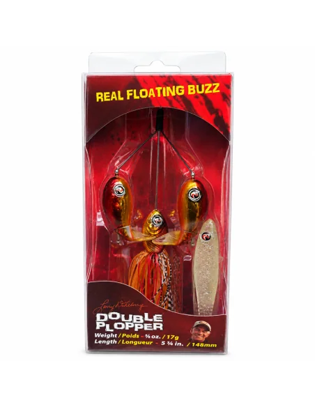 River2Sea Double Plopper 148mm 17g Sunkist Oberflächen Köder Das Original Hechtmagnet Topwater-Blinker / Spinnköder-JJ-Fishing