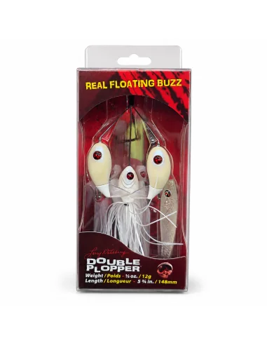 River2Sea Double Plopper 148mm 17g Powder Oberflächen Köder Das Original Hechtmagnet Topwater-Blinker / Spinnköder-JJ-Fishing