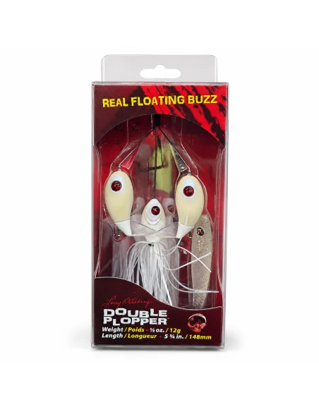 River2Sea Double Plopper 148mm 17g Powder Oberflächen Köder Das Original Hechtmagnet Topwater-Blinker / Spinnköder-JJ-Fishing