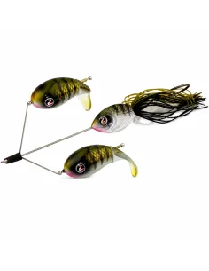 River2Sea Double Plopper 148mm 17g Perch Oberflächen Köder Das Original Hechtmagnet Topwater-Blinker / Spinnköder-JJ-Fishing