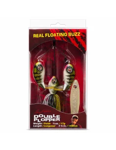 River2Sea Double Plopper 148mm 17g Perch Oberflächen Köder Das Original Hechtmagnet Topwater-Blinker / Spinnköder-JJ-Fishing 2