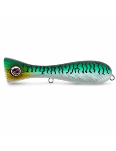 River2Sea Dumbbell Popper 110mm 28g Green Mackerel Oberflächen Köder Topwater Süß & Salzwasser Tuna Killer-Blinker / Spinnköd...