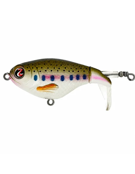 River2Sea Whopper Plopper 60mm Baby Trout 6g Oberflächen Köder Das Original Hechtmagnet Topwater-Blinker / Spinnköder-JJ-Fishing