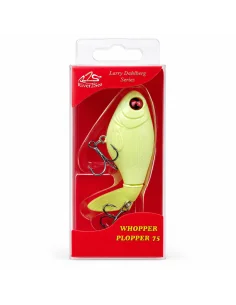 River2Sea Whopper Plopper 75mm Glow in the Dark Nachtleuchtend 16,5g Oberflächen Köder Das Original Hechtmagnet Topwater-Blin... 2