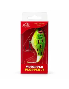 River2Sea Whopper Plopper 75mm Leopard Frog 16,5g Oberflächen Köder Das Original Hechtmagnet Topwater-Blinker / Spinnköder-JJ... 2