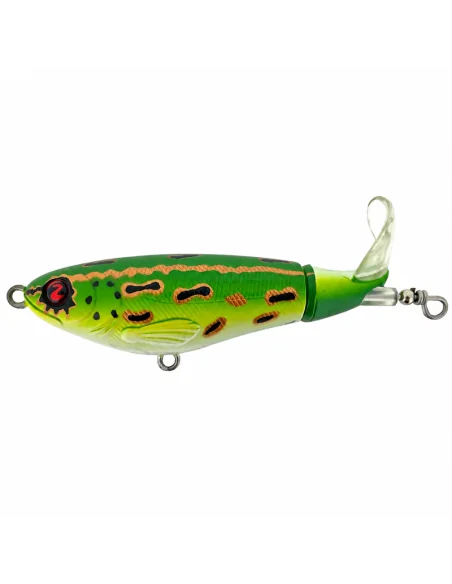 River2Sea Whopper Plopper 90mm Leopard Frog 14g Oberflächen Köder Das Original Hechtmagnet Topwater-Blinker / Spinnköder-JJ-F...