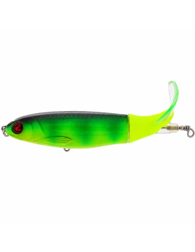 River2Sea Whopper Plopper 130mm Fire Tiger 39g Oberflächen Köder Das Original Hechtmagnet Topwater-Blinker / Spinnköder-JJ-Fi...