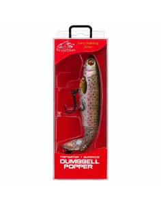 River2Sea Whopper Plopper 130mm Rainbow Trout 39g Oberflächen Köder Das Original Hechtmagnet Topwater-Blinker / Spinnköder-JJ... 2