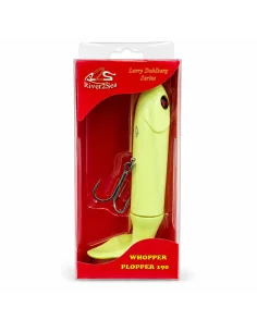 River2Sea Whopper Plopper 190mm Glow in the Dark Nachtleuchtend 78g Oberflächen Köder Das Original Hechtmagnet Topwater-Blink... 2
