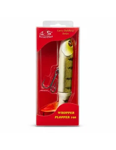 River2Sea Whopper Plopper 190mm Perca 78g Oberflächen Köder Das Original Hechtmagnet Topwater-Blinker / Spinnköder-JJ-Fishing 2