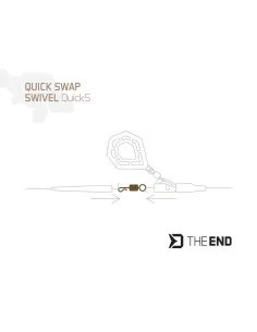 Delphin TheEND QuickS Quick Change Swivel Wirbel 10 Stück Größe 4-Swivels-JJ-Fishing 2