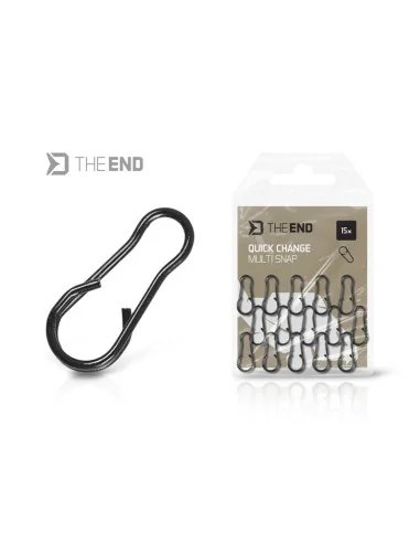 Delphin TheEND Multi Snap 15 Stück Schnellwechselclip-Endtackle-JJ-Fishing